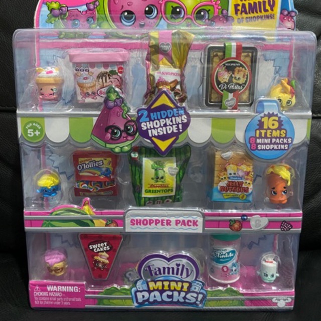 Jual Shopkins Family Mini Packs Shopper Pack | Shopee Indonesia