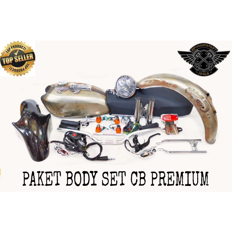 Jual PAKET BODY SET CB 100 PAKET KOMPLIT BODY CB 125 GLATIK TANGKI CB ...