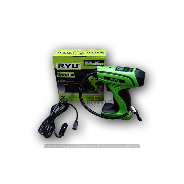 Jual Ryu RCC12 Mini Air Kompresor Udara Compressor Pompa Ban Mobil DC ...