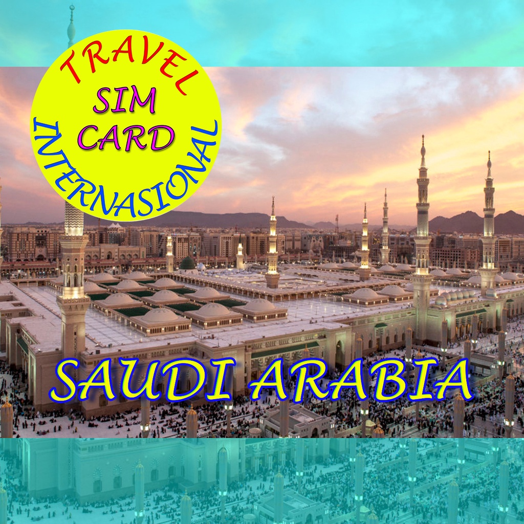 Jual COD Sim Card Umroh Haji Internet Arab Saudi Arabia Simcard Data ...