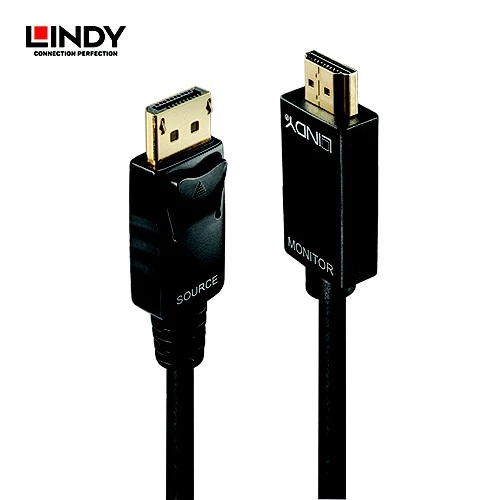 LINDY 41717 2M Kabel Adapter DP 1.2 DisplayPort to HDMI Cable 4K