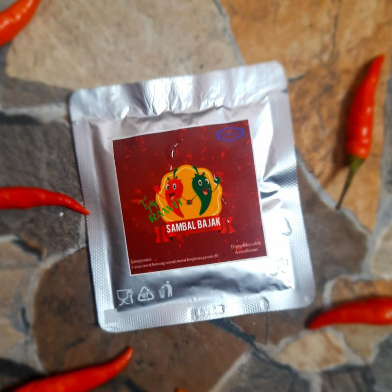 Jual Sambal Sachet Tjap Rawit Sambal Cumi Sambal Roa Sambal Bawang