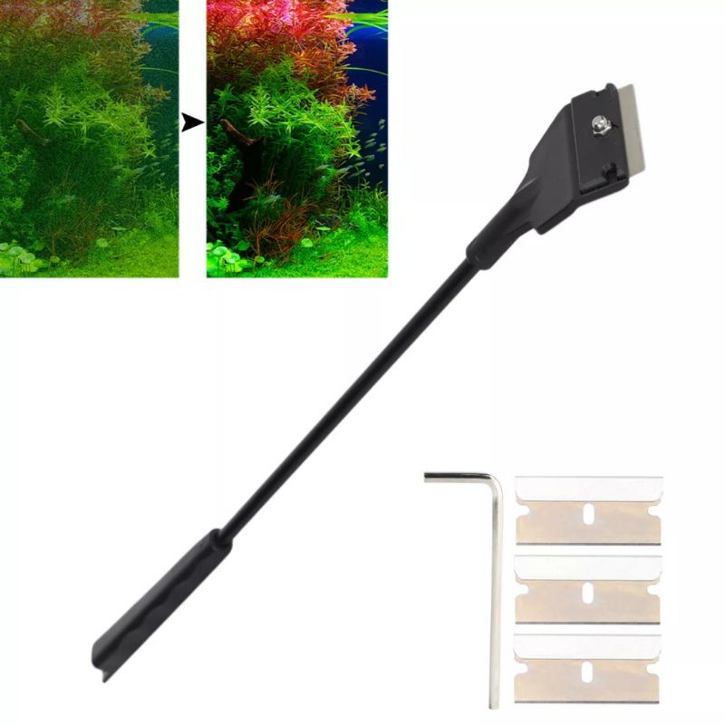 Jual Algae Scraper untuk pembersih kerak atau alga di kaca Aquarium ...
