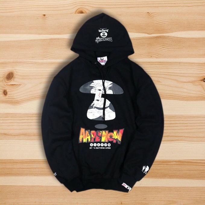 Dbz bape cheap hoodie