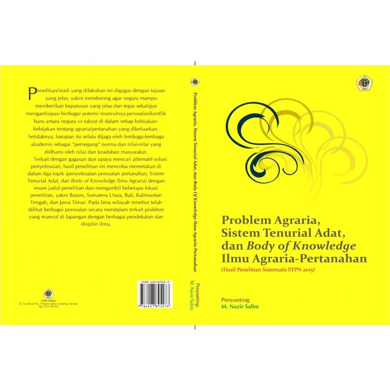 Jual Problem Agraria, Sistem Tenurial Adat, dan Body of Knowledge Ilmu ...