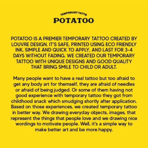 Jual POTATOO Nine Anchor Temporary Tatto Sticker | Shopee Indonesia