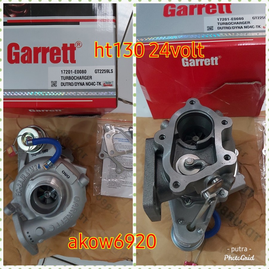 Jual TURBO CHARGER TURBO CAS TURBO ASSY HINO DUTRO HT130 24 VOLT