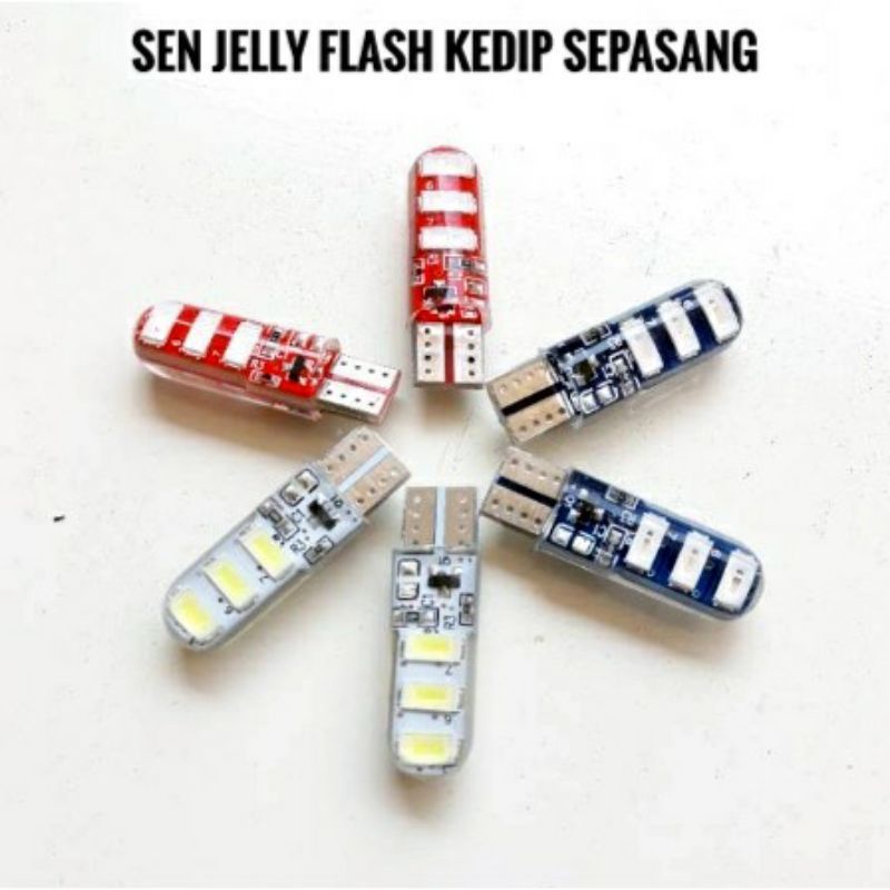 Jual Bola Sen Bola Sein Cucuk Led Jelly Flash Kedip Set Pcs Shopee Indonesia