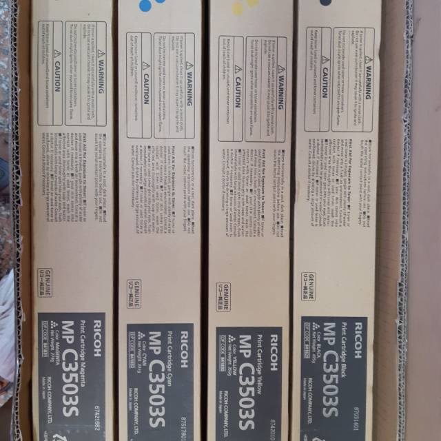 Ricoh mp C3003/C3004/C3503/C3504 / Toner Cartridge cmyk, For Printer at ₹ 17500/set in Mumbai