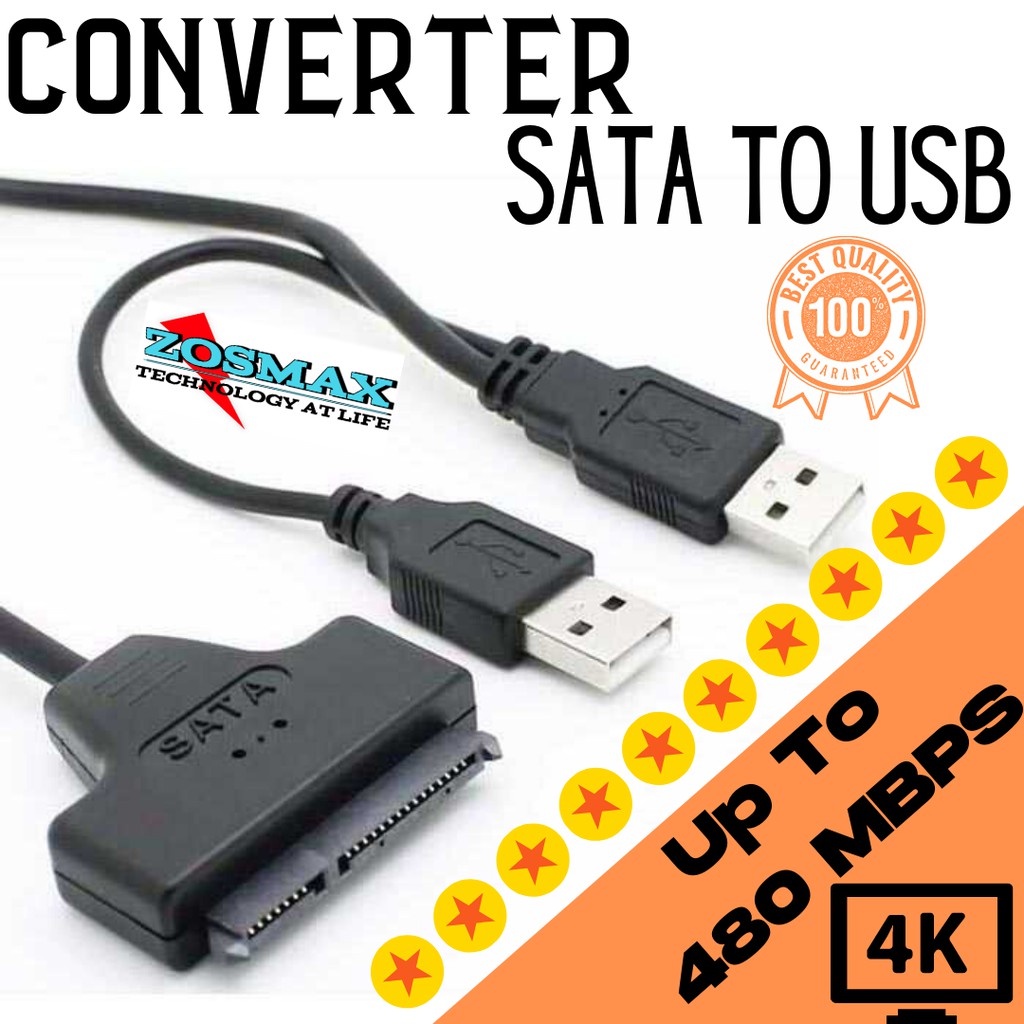 Jual Adapter Hardisk Sata To Usb / Kabel Converter Hardisk SSD Internal ...