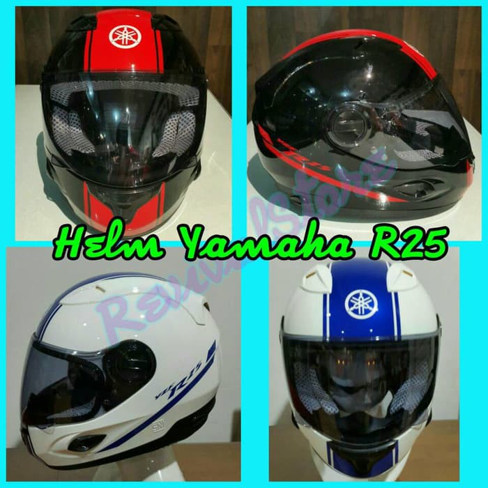 Jual Helm Yamaha R25 Putih | Shopee Indonesia