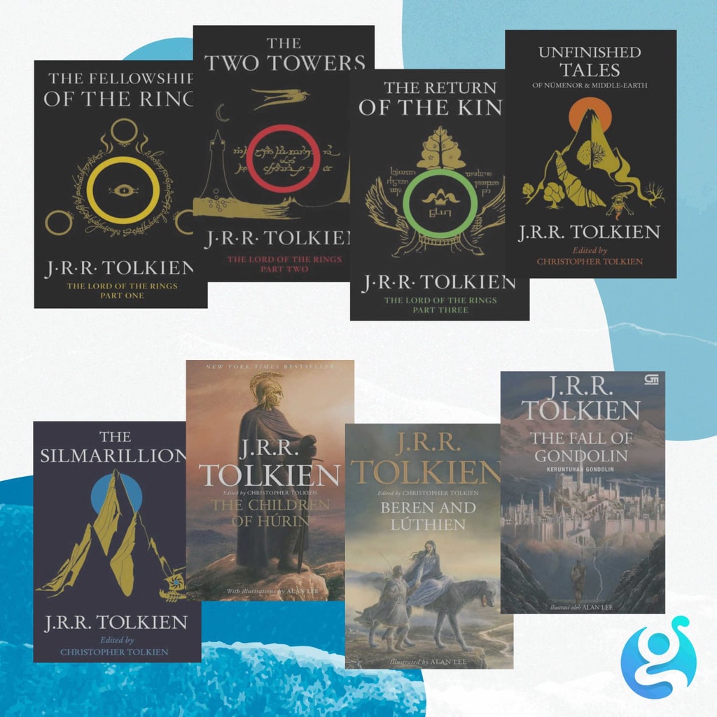 Jual (English) JRR Tolkien Books Collection (The Children Of Hurin ...