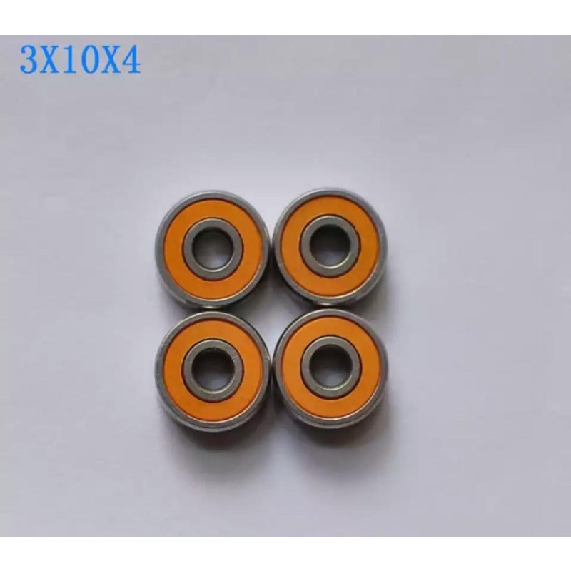 Abec 7 Bearings Ceramic Hybrid Bearings - ABEC 7, 3x10x4 Mm, Set Of 2 For Fishing  Reels & Precision Tools HP Bearings No Shields