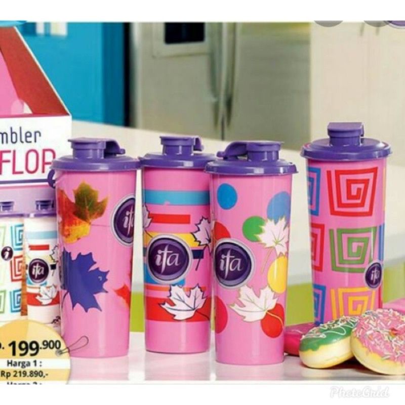 Jual BOTOL IFA TALL TUMBLER FLIP-FLOP UK : 600ML | Shopee Indonesia