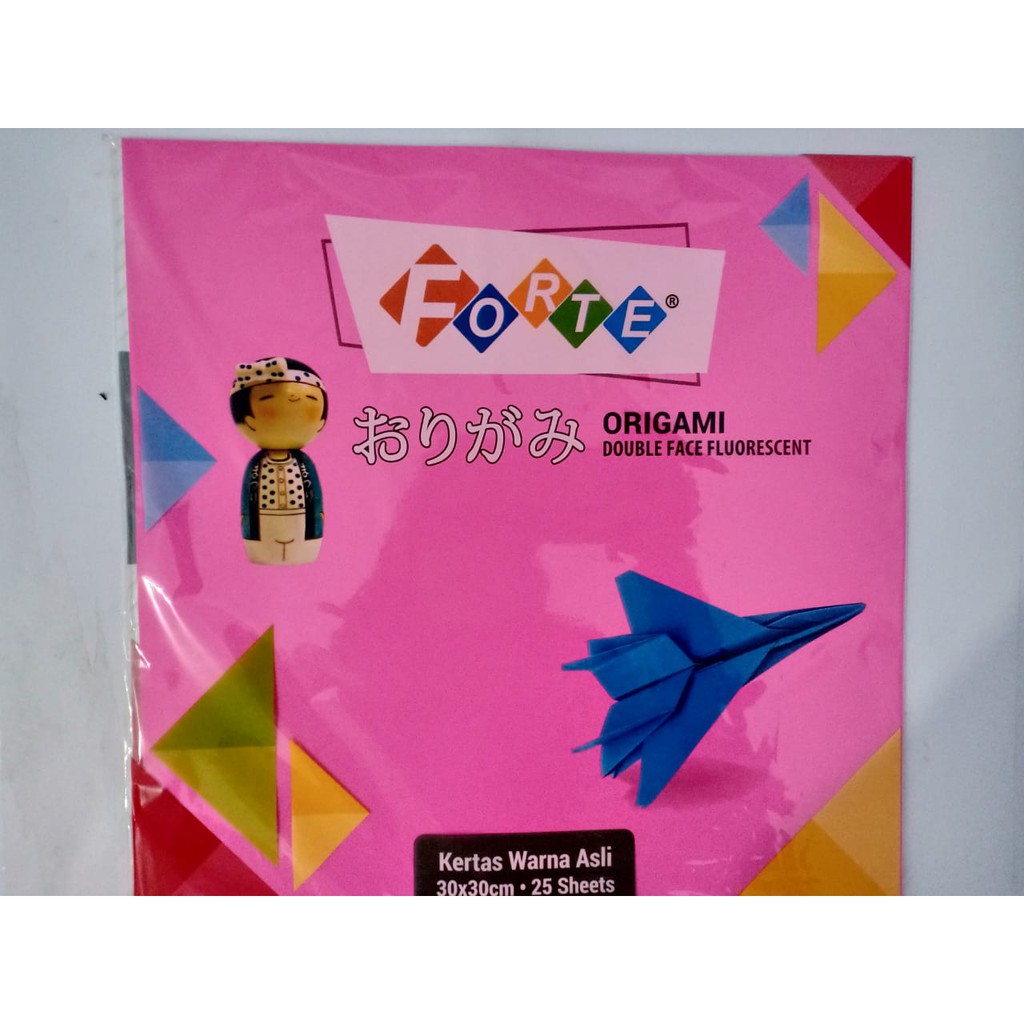 Jual Kertas Lipat Origami Forte X Cm Shopee Indonesia