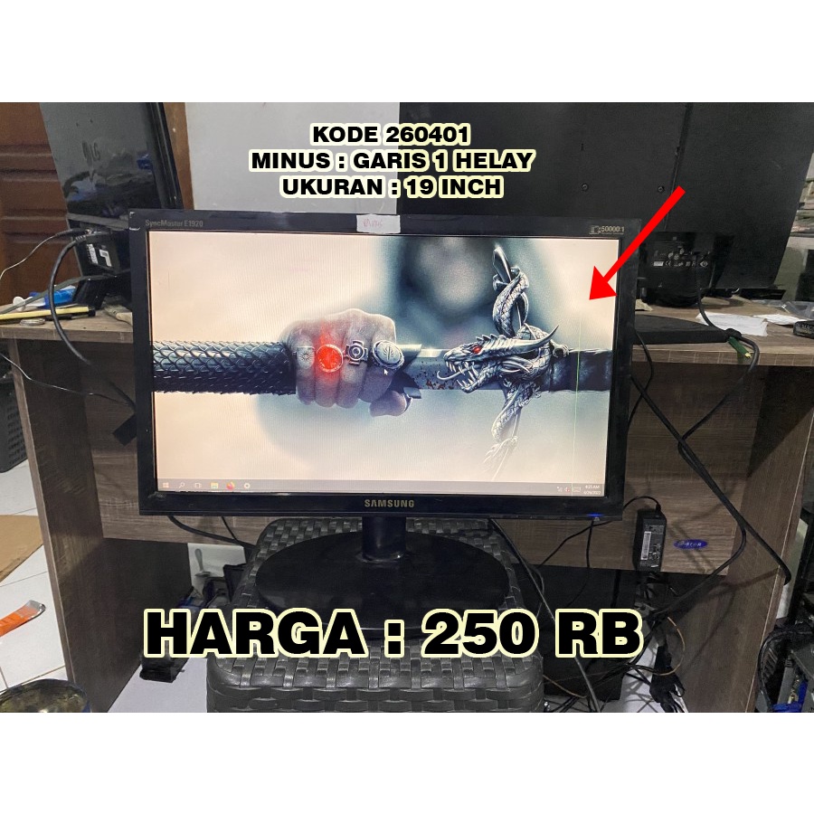 Jual LCD monitor 1924 inch minus Garis Shopee Indonesia
