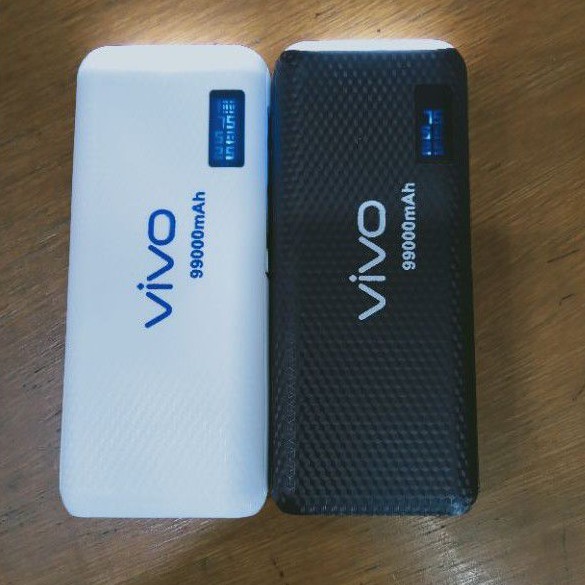 power bank vivo 99000mah 2usb lampu senter LED
