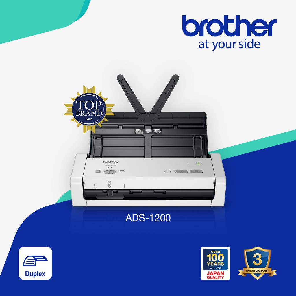 Jual Scanner Brother ADS1200 ADS1200 Desktop Scanner 2sided 25ppm