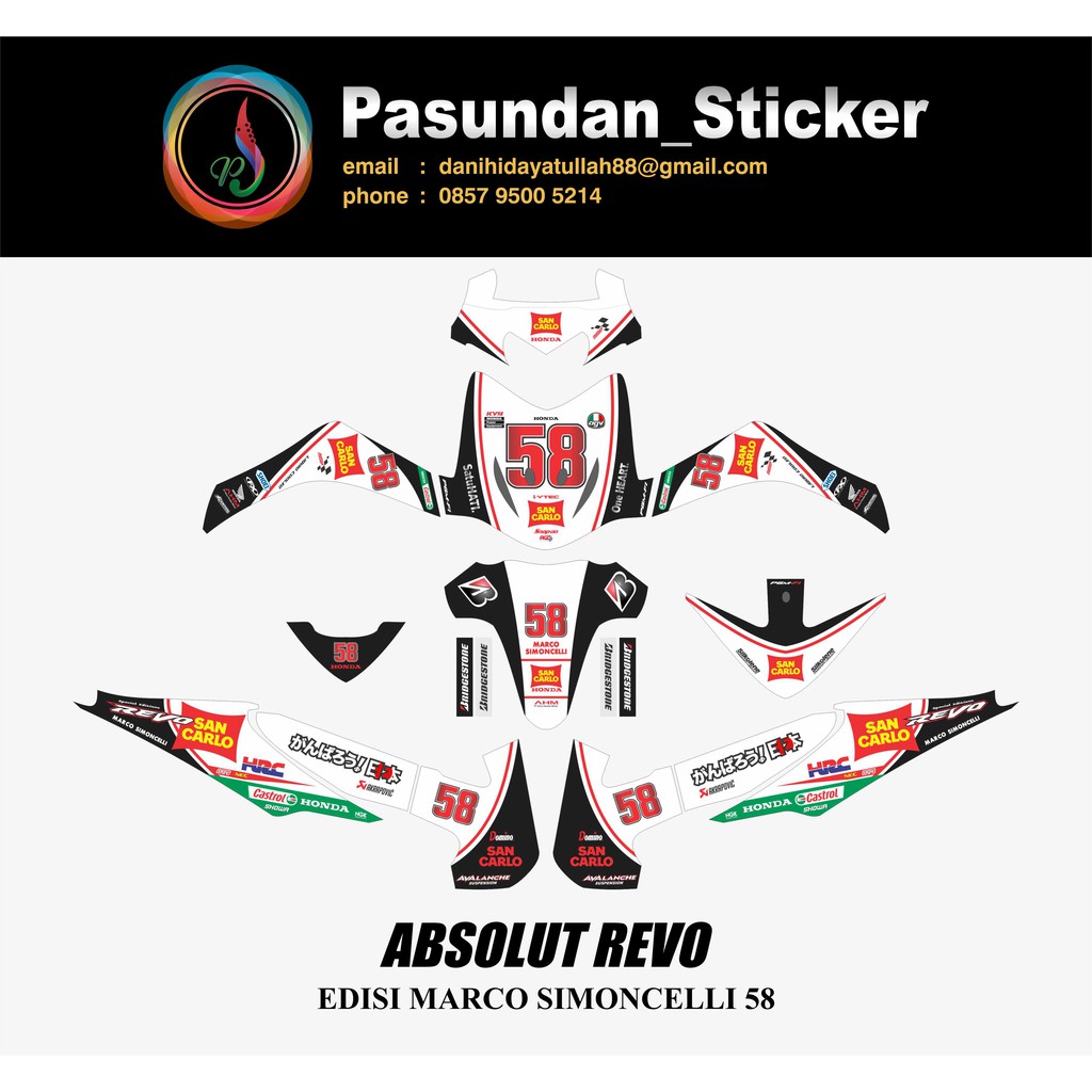 Motorsport Aufkleber Sammlerstück MARCO SIMONCELLI 58 Aufkleber Aufkleber Aufkleber 50mm Vinyl Marco Simoncelli Sticker