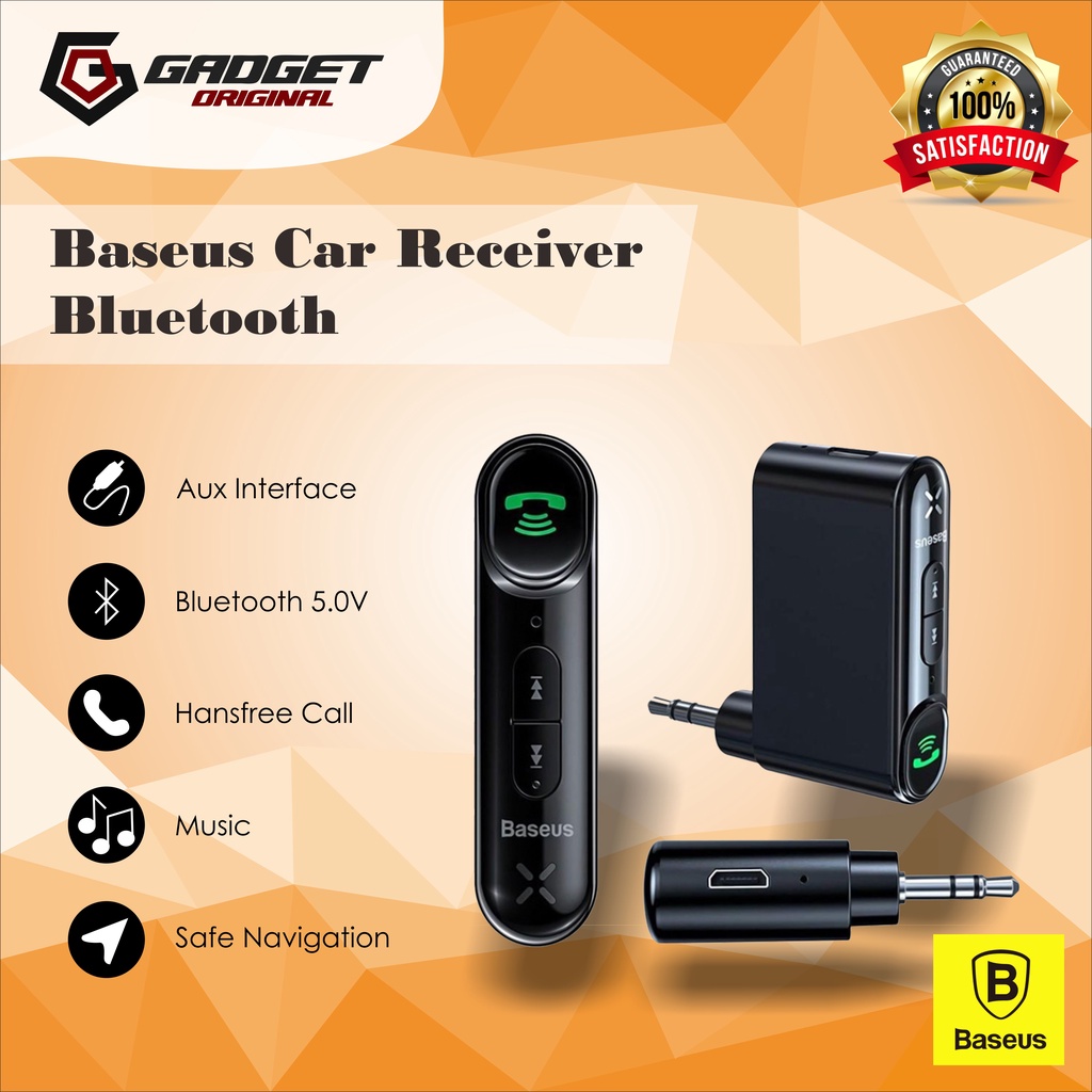 Jual Baseus Car Bluetooth Receiver Aux 3.5MM Wireless Audio Receiver