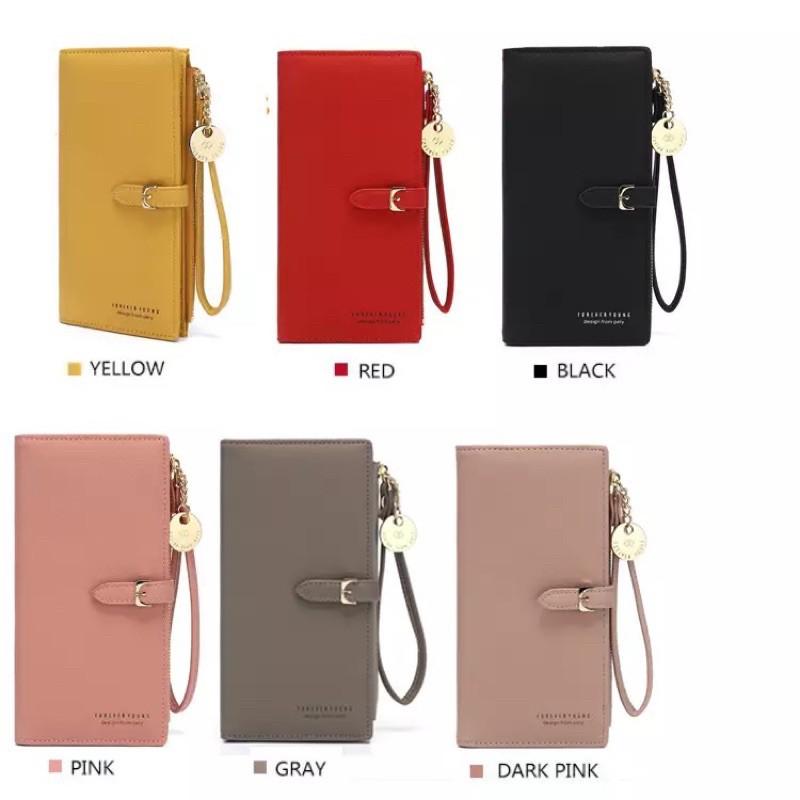 Jual dompet wanita panjang elegan kapasitas besar | Shopee Indonesia
