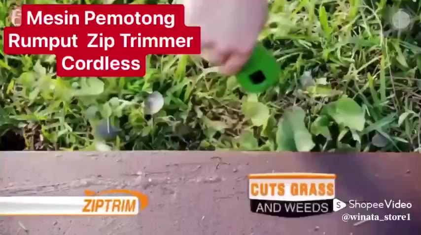 Jual Pemangkas Rumput Portabel Zip Ties ZipTrim Cordless Trimmer Mesin ...