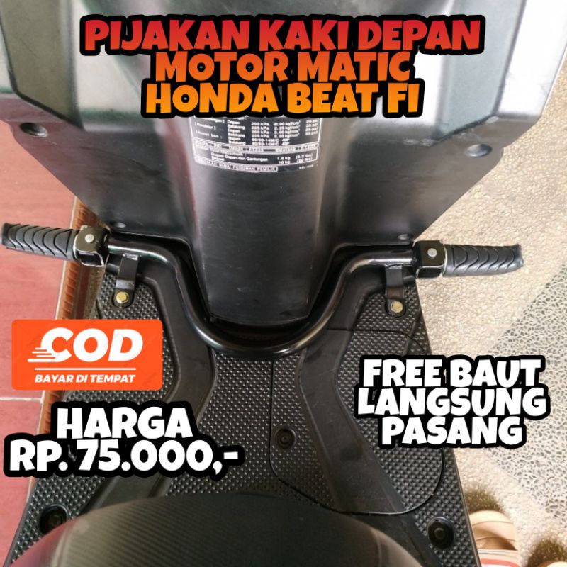 Jual Besi Pijakan Kaki Step Bastep Barstep Bustep Bostep Footstep Postep Pustep Motor Honda