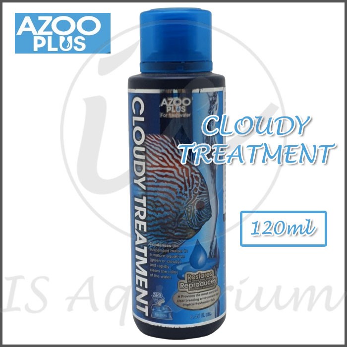 Jual AzooPlus Cloudy Water Treatment 120ml Penjernih Air Aquarium Azoo