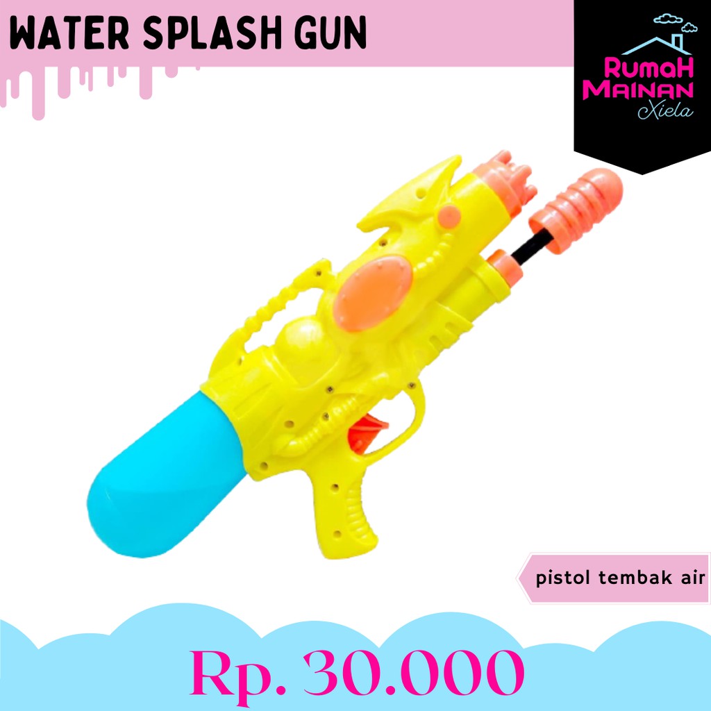 Jual WATER SPLASH GUN - PISTOL MAINAN TEMBAK AIR - 1918 | Shopee Indonesia