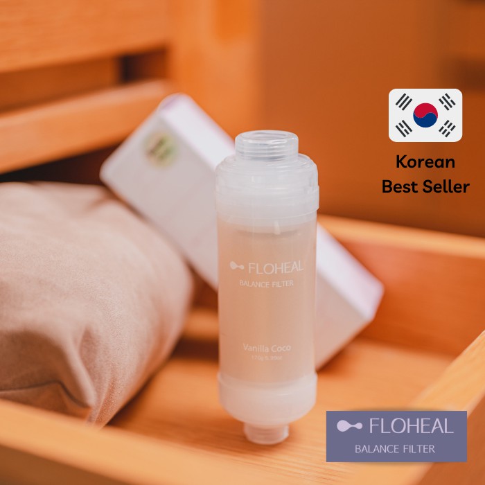 Jual [Vanilla Coco] FLOHEAL Korean Shower Filter Vitamin C Shower