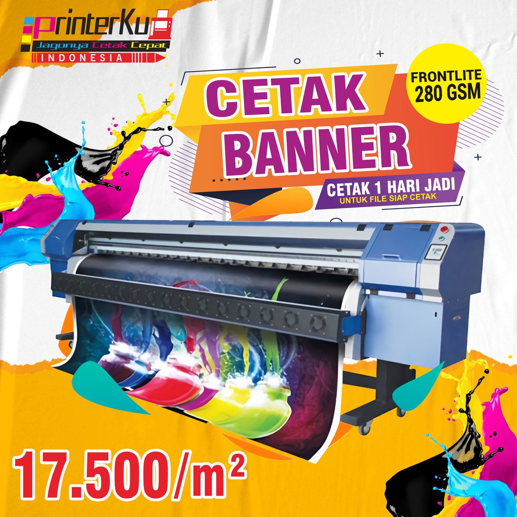 Jual CETAK BANNER/SPANDUK 280 GRAM KUALITAS TERBAIK SEHARI JADI ...