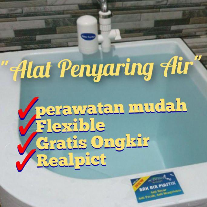 Jual Alat Penyaring Air Sumur Filter Pure it Saringan Keran Kamar Mandi Shopee Indonesia