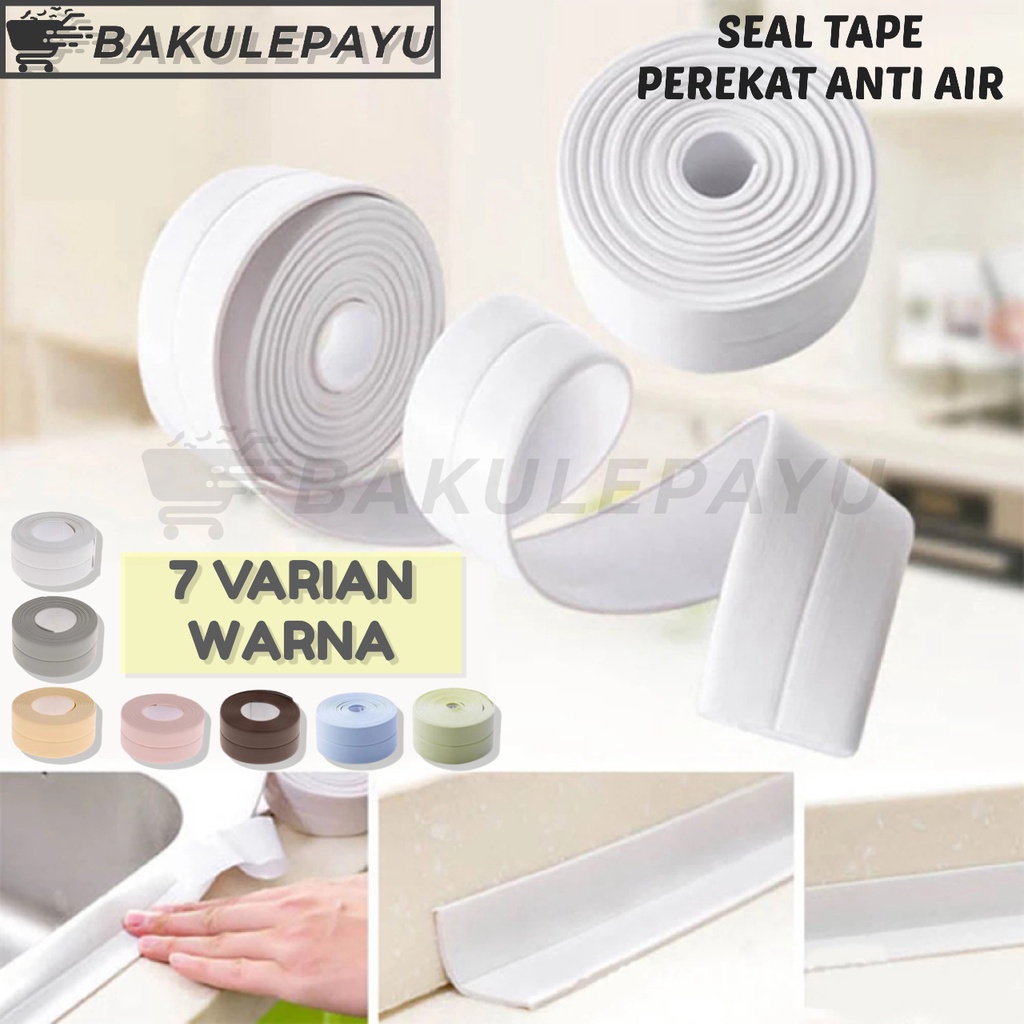 Jual Perekat Tape Lakban Anti Jamur Air Minyak Pvc Wastafel Dapur Kamar Mandi Sela Siku Shopee 3252