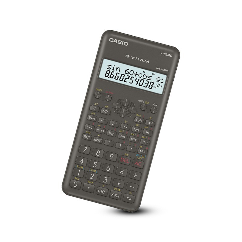 Casio Scientific Calculator FX-82MS - Kalkulator Sekolah/SMA/SMK/Kuliah - Scientific/Saintifik - 240 fungsi Resiprokal Fungsi Pecahan Statistik Trigon (6)