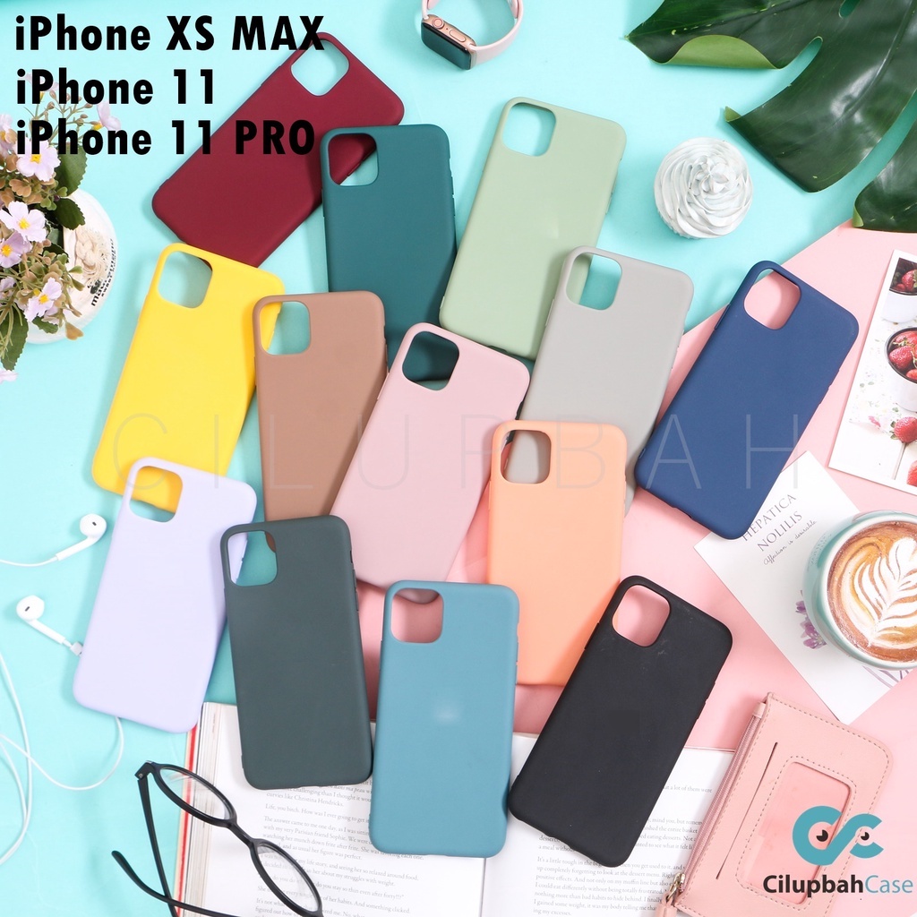 Jual Matte Soft Case (3) for iPhone 6 7 8 PLUS X XS XR 11 12 MINI PRO ...