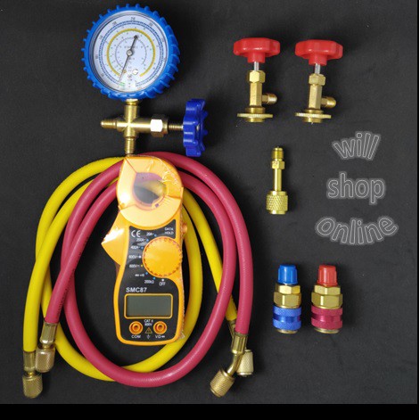 Jual PAKET ALAT ISI GAS PENDINGIN PREON AC RUMAH R22 R32 R410 MOBIL ...