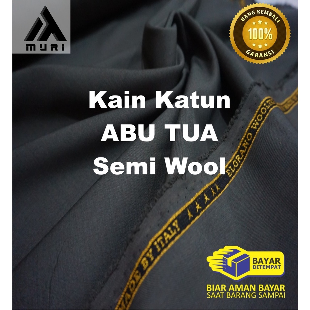 Jual bahan kain Warna Abu tua | Shopee Indonesia