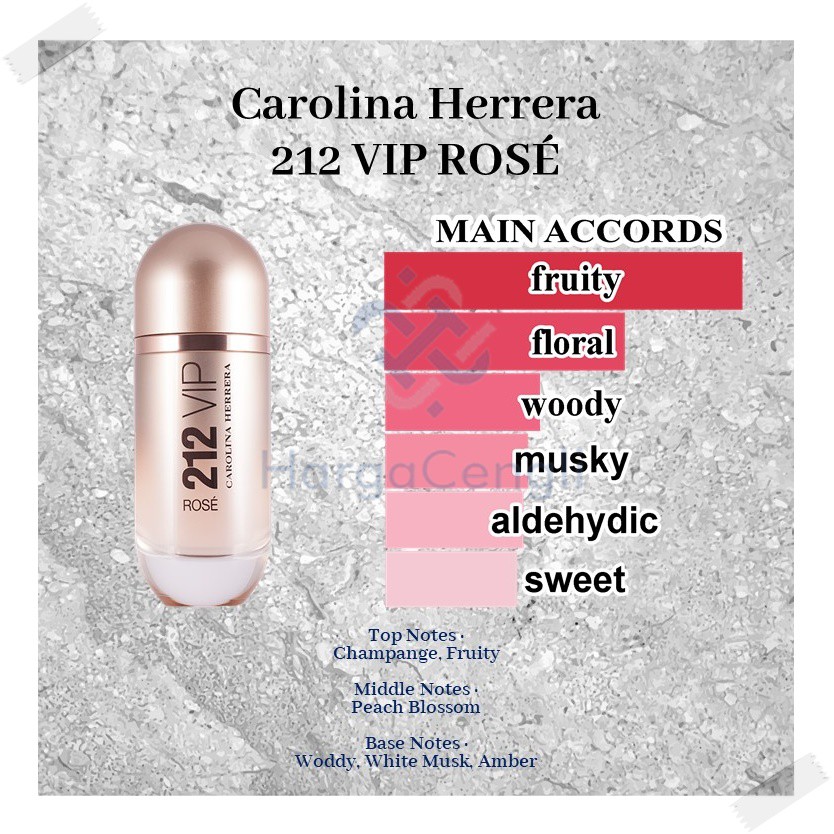 212 vip best sale rose notes