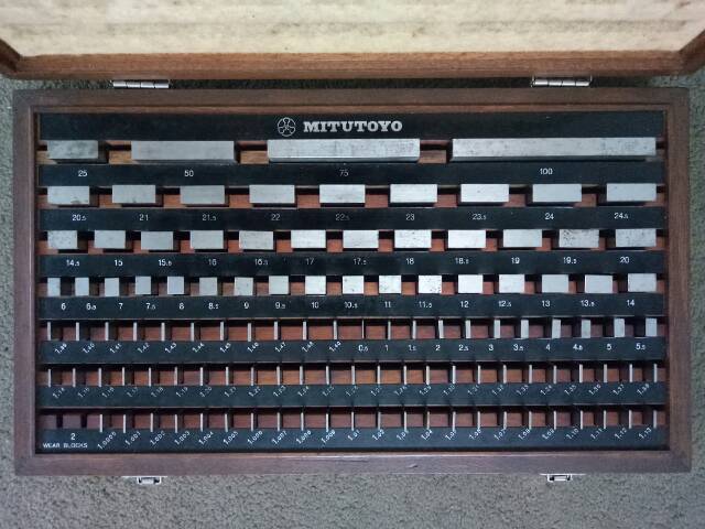 Jual Gauge Block Mitutoyo 516 (112pcs) Second. | Shopee Indonesia