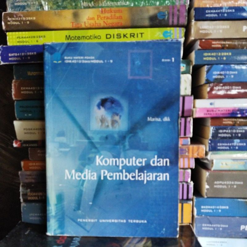 Jual Buku materi pokok komputer dan media pembelajaran UT. Buku