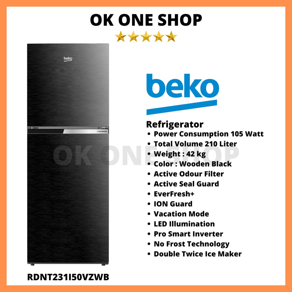 Jual Beko Kulkas Pintu Rdnt I Vzwb L Inverter No Frost