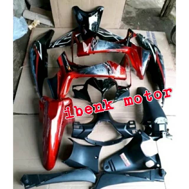 Jual full set cover body supra x 125 tahun 2008-2012 Shopee