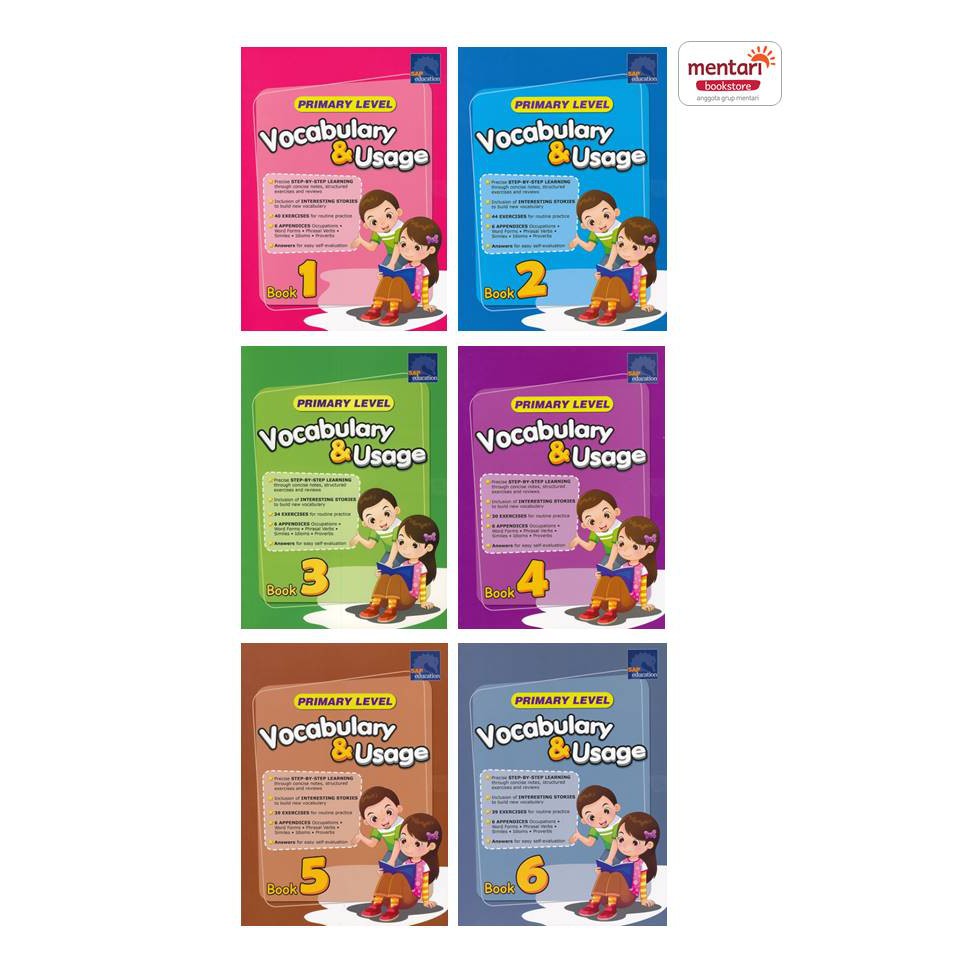 Jual SAP - Vocabulary & Usage Primary Level (NEW) | Buku Latihan Bahasa ...