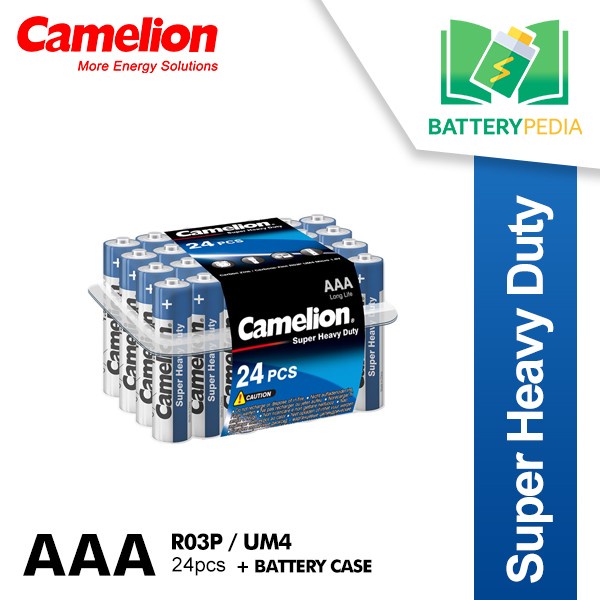Jual Camelion SUPER HEAVY DUTY CARBON ZINC Battery R03P UM4 AAA 1.5V ...