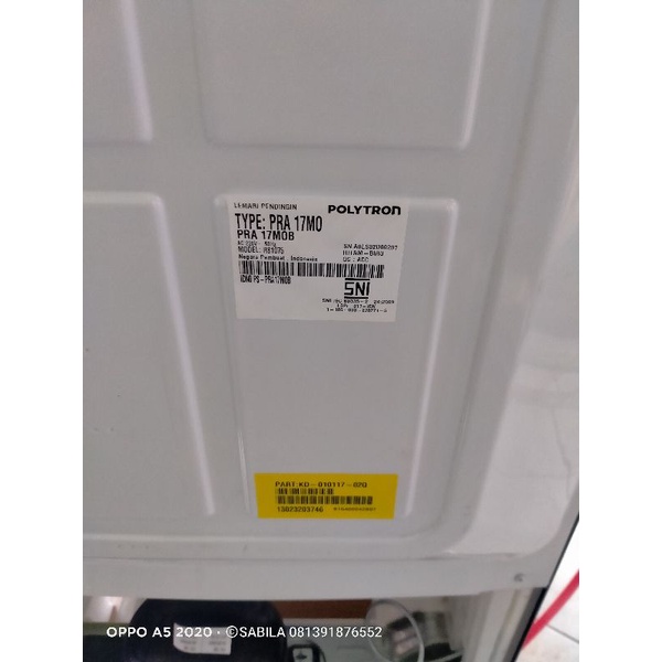 Jual kulkas polytron PRA 18 mob (cuci gudang) | Shopee Indonesia