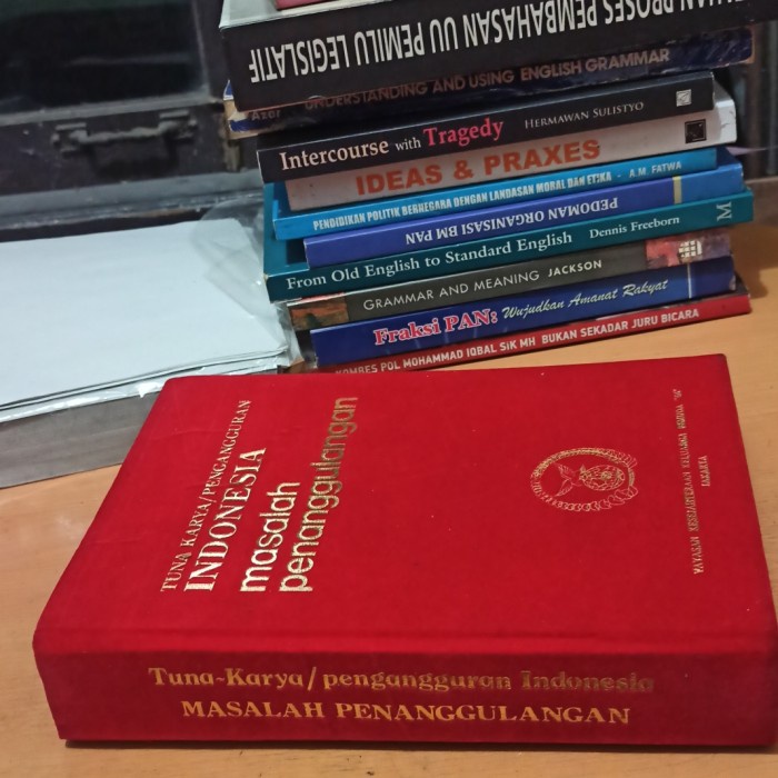 Jual original tuna karya pengangguran Indonesia masalah penanggulangan