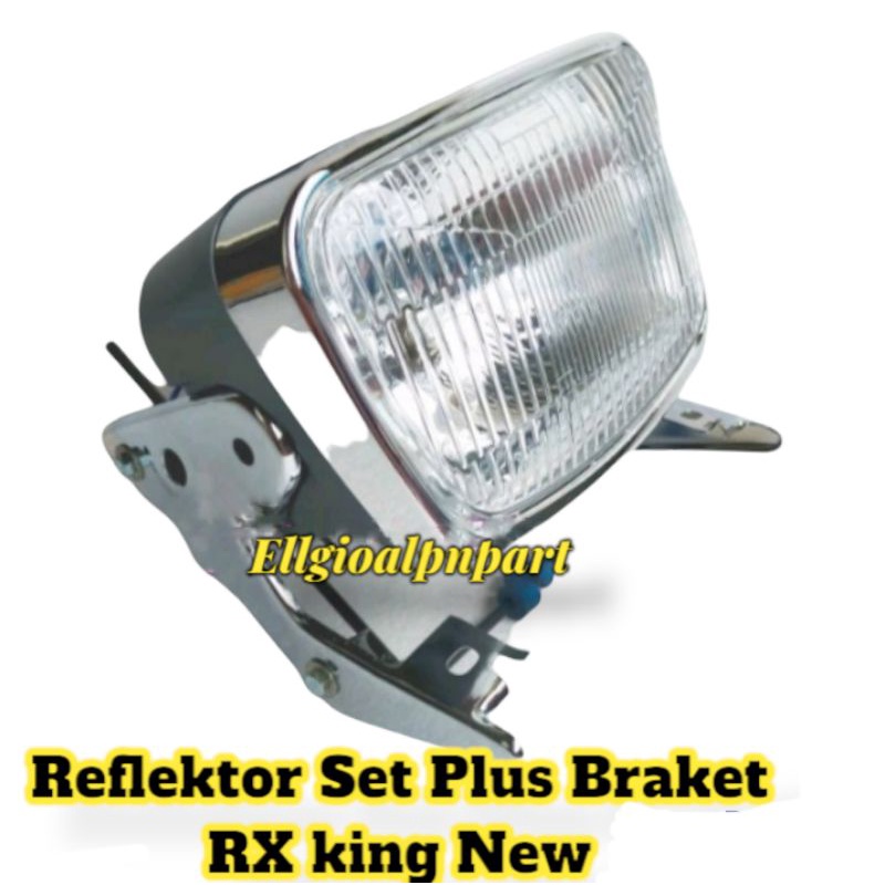 Jual REFLEKTOR LAMPU DEPAN HEADLAMP RXK RX KING NEW OVAL HITAM PLUS ...