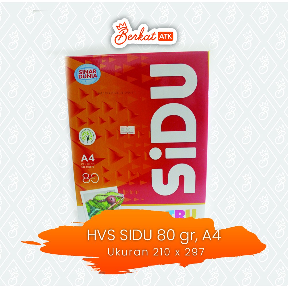 Jual Kertas HVS SIDU A4, 80 GSM | Shopee Indonesia