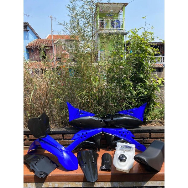 Jual Body Set GORDON PNP Kawasaki KlX 150 Full Set Warna Hitam | Shopee ...