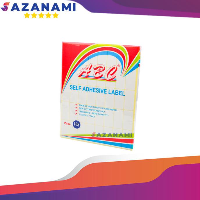 Jual Abc Label 108 Stiker Label Self Adhesive Label Label Undangan Shopee Indonesia